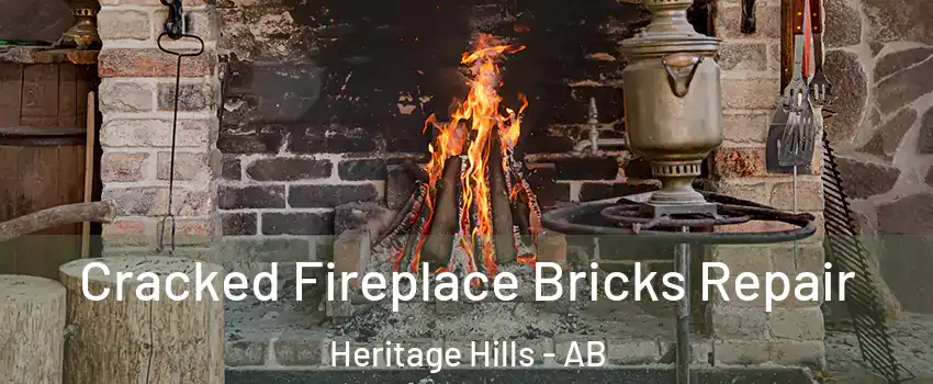  Cracked Fireplace Bricks Repair Heritage Hills - AB