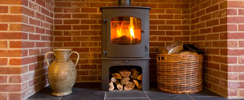 Fix Non-Working Rusted Metal Fireplace in Cochrane, Alberta