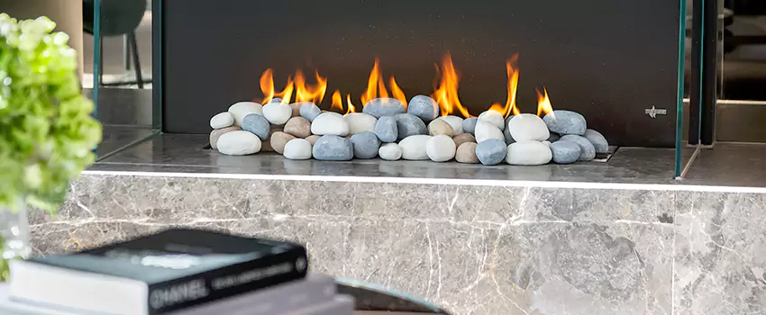 Double-Height Fireplace Design Refurbishment in Cochrane, Alberta