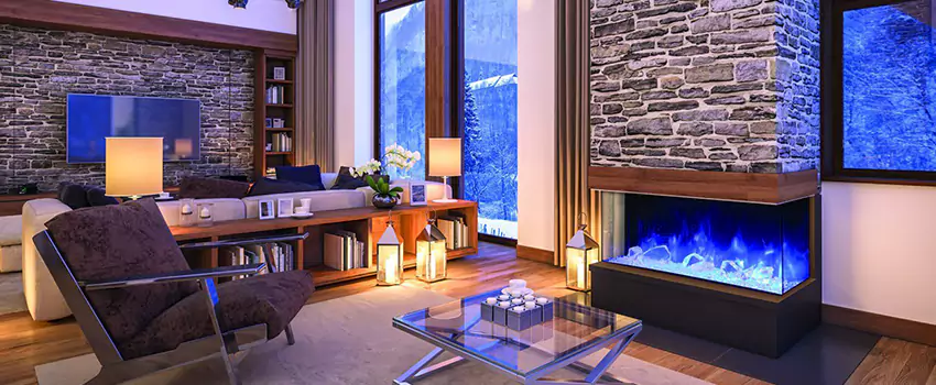 Dynamic Flame Color Fireplace Installation in Cochrane, AB