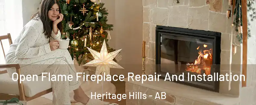  Open Flame Fireplace Repair And Installation Heritage Hills - AB
