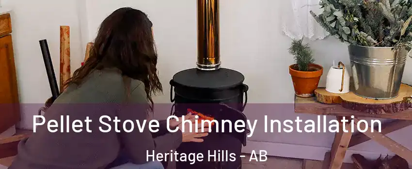  Pellet Stove Chimney Installation Heritage Hills - AB