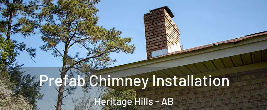  Prefab Chimney Installation Heritage Hills - AB